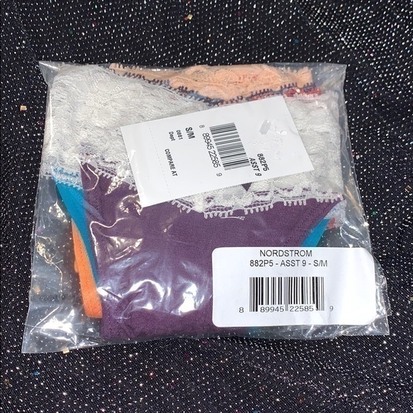 BNWT  pack of 5 pair Honeydew Intimates 
Lace Trim Thong  E/ 0469 - Picture 4 of 5